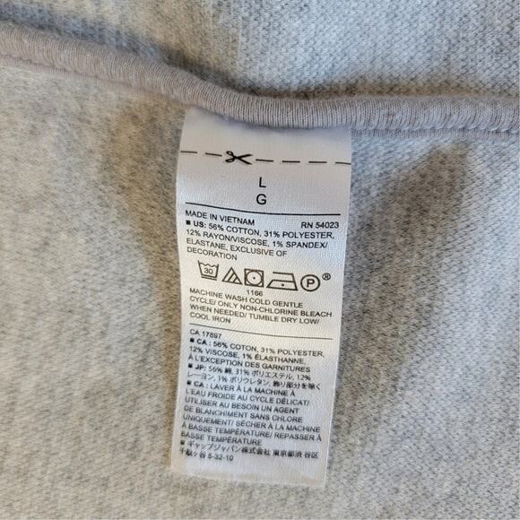 BANANA REPUBLIC Relaxed Fit Knit Double Breasted Grandpa Blazer Womens L Lounge - Picture 9 of 14